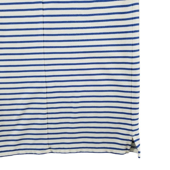 J.CREW Striped Mini Dress Blue White V Neck Cap Sleeve Nautical Pullover Sz XXS - Picture 9 of 10